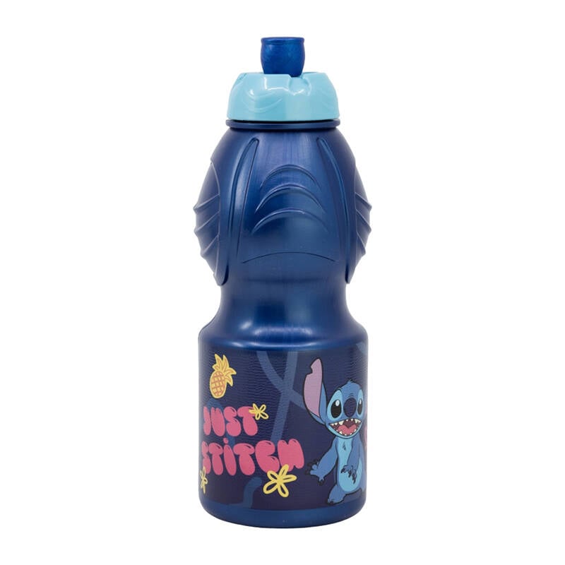 Sticla sport pentru copii STOR 75032 400 ml Stitch Palms (albastru)