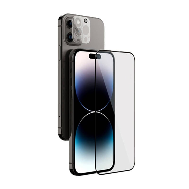 Sticla temperata pentru ecran si camera Nillkin HD 2 in 1 pentru Apple iPhone 14 Pro