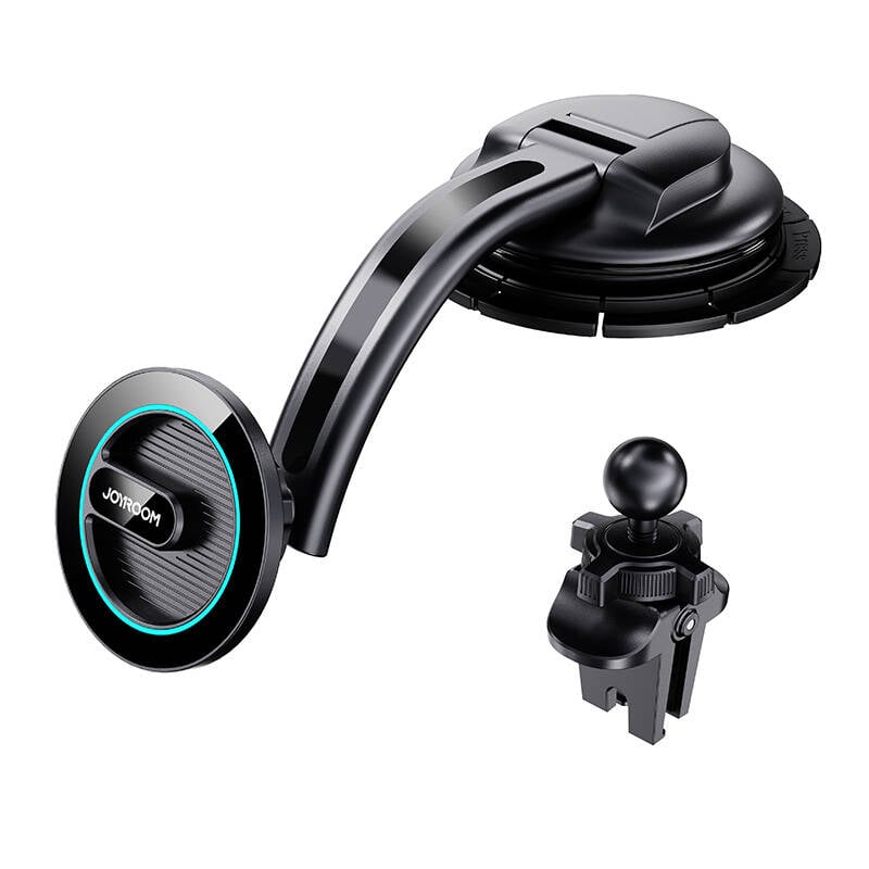 Suport magnetic Joyroom JR-ZS366-W pentru bordul auto (negru)