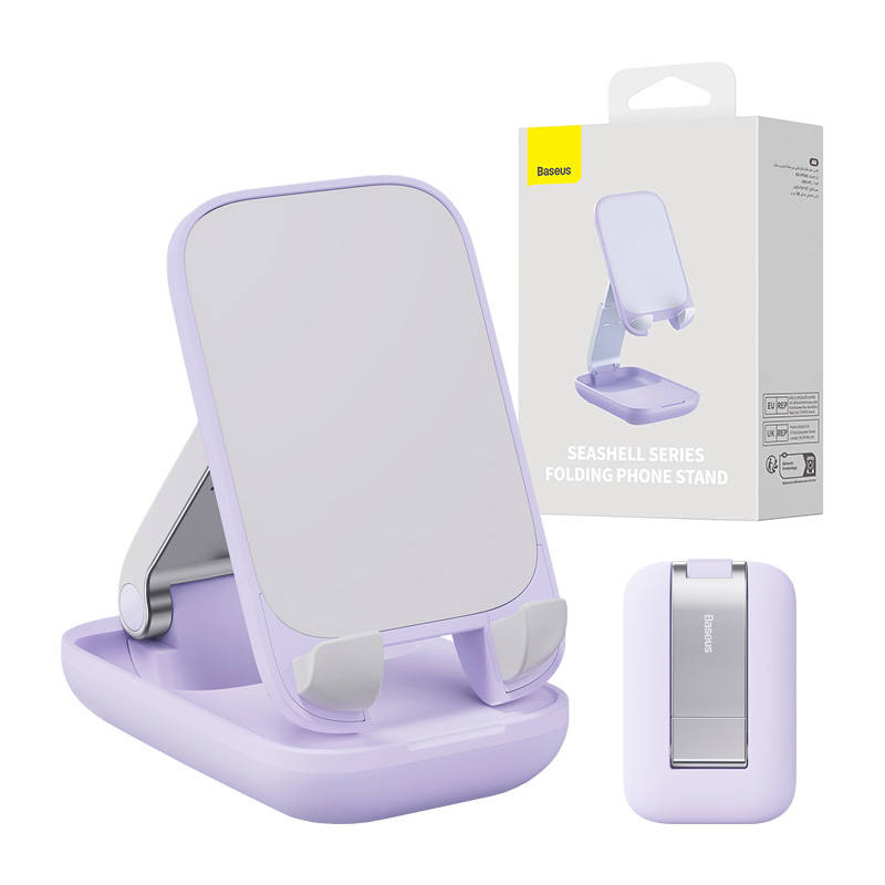 Suport pliabil pentru telefon Baseus (violet)