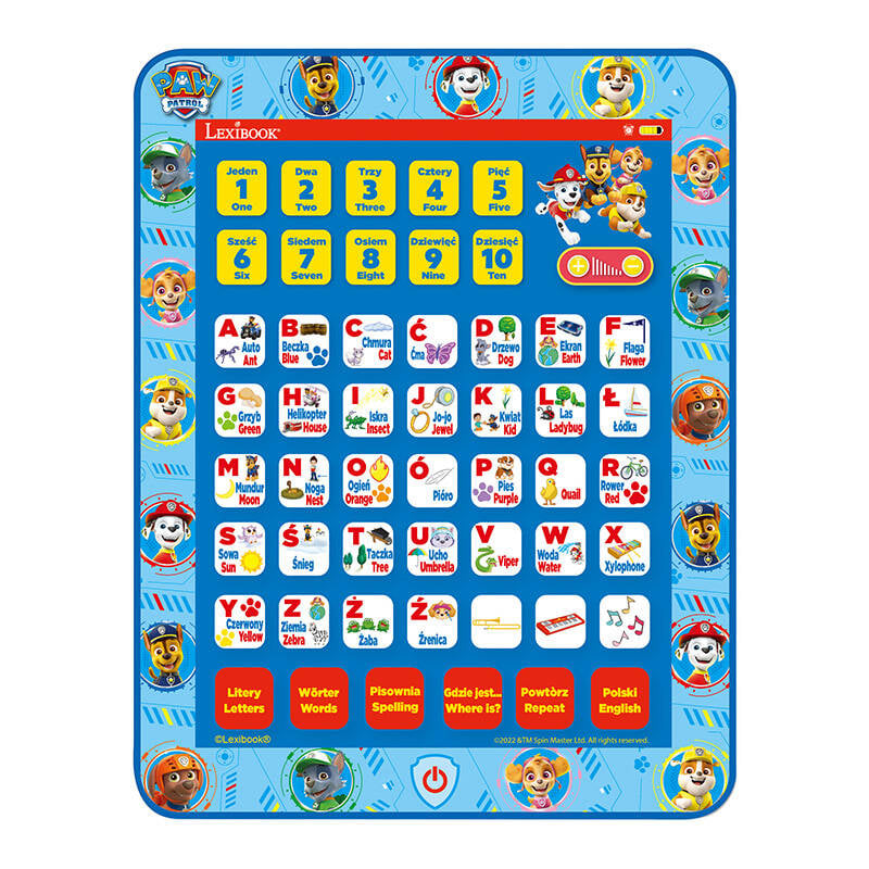 Tableta educationala bilingva Paw Patrol Lexibook