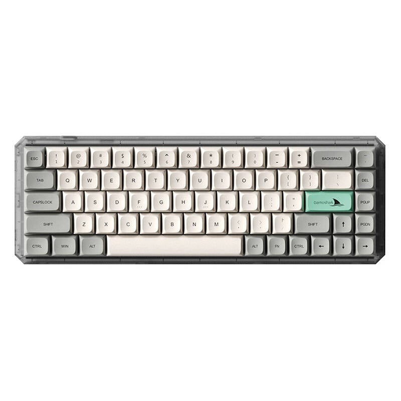 Tastatura de gaming fara fir Darmoshark K5 Versiunea de lux usoara comutator galben