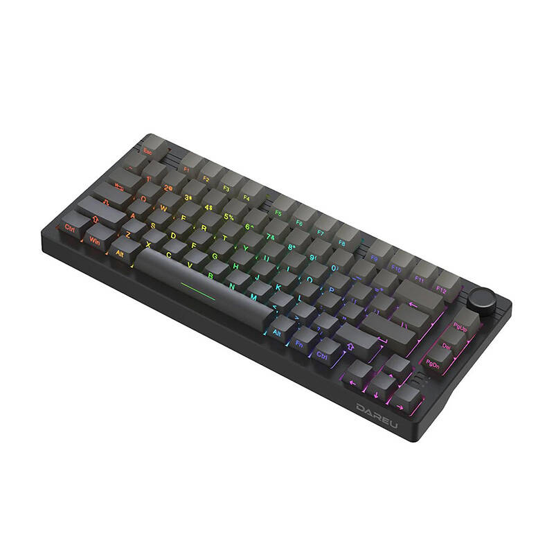 Tastatura fara fir Dareu EK75 Pro RGB (negru)