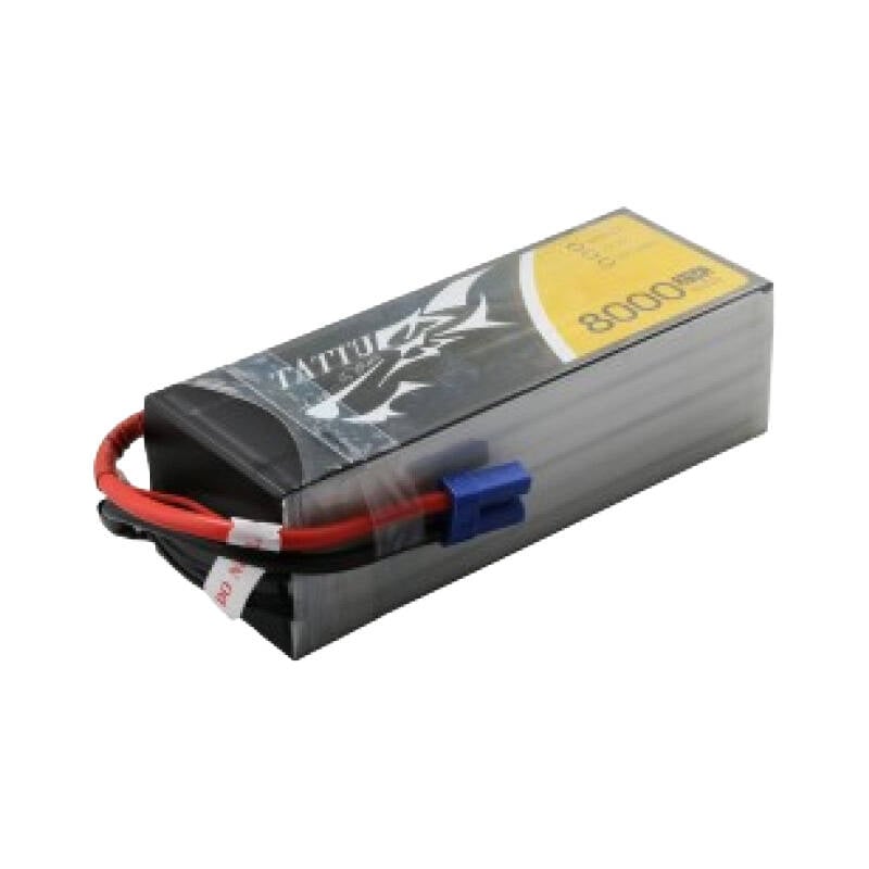 Tattu 8000mAh 22.2V 25C 6S1P Lipo Battery Pack cu EC5