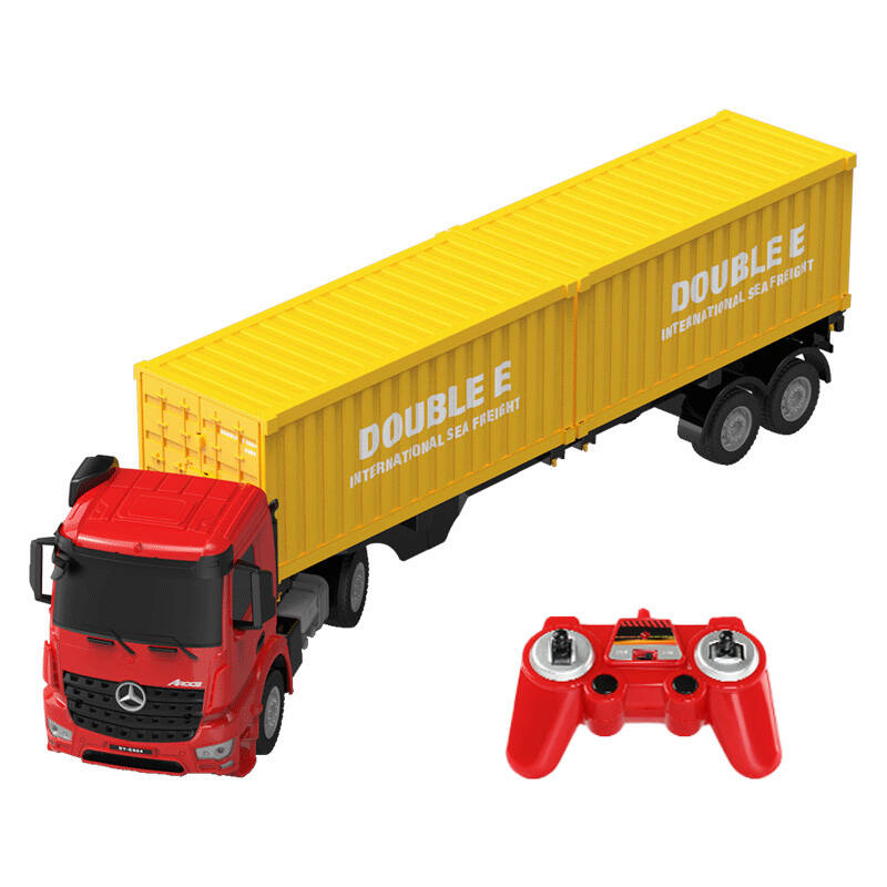 Telecomanda camion RC 1:26 Double Eagle (rosu) Mercedes-Benz Arocs E664-003