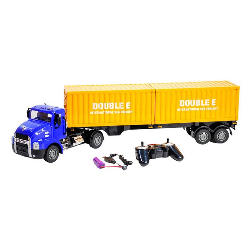 Telecomanda RC camion 1:26 Double Eagle (albastru) Mack E666-003