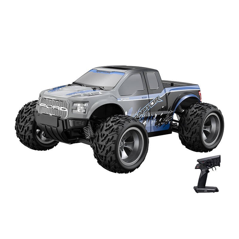 Telecomanda RC cu LED 1:18 Double Eagle (albastru) Ford F-150 Raptor E338-003