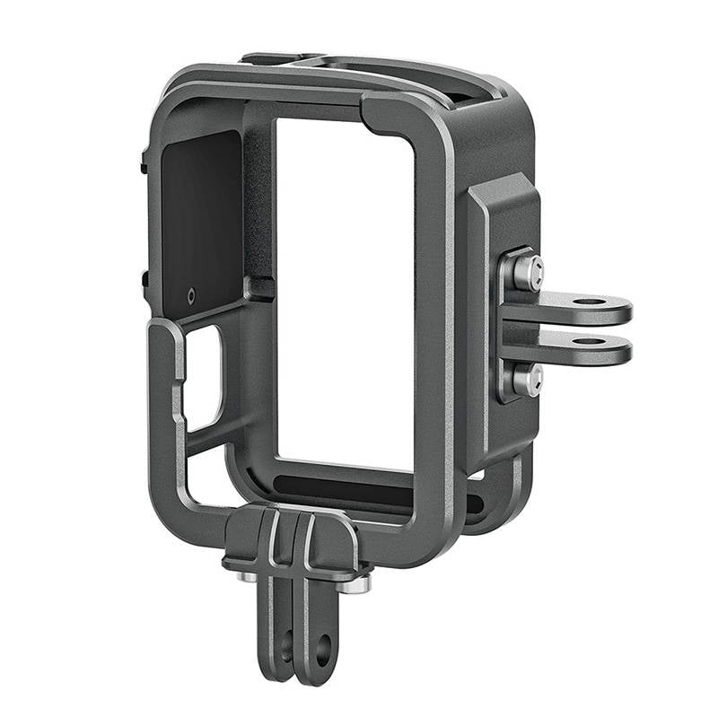 TELESIN Cusca din aluminiu pentru GoPro Hero 12 11 10 9 + adaptor vertical