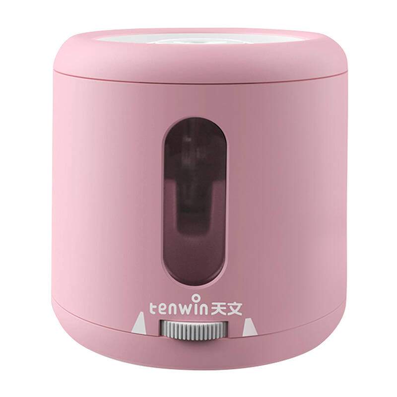 Tenwin 8035-4 battery USB electric sharpener with container (pink)