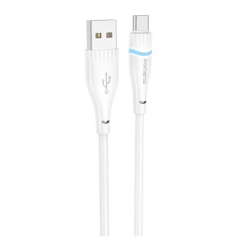 USB-A to USB-C cable Foneng X101 3A, 1.2m (white)