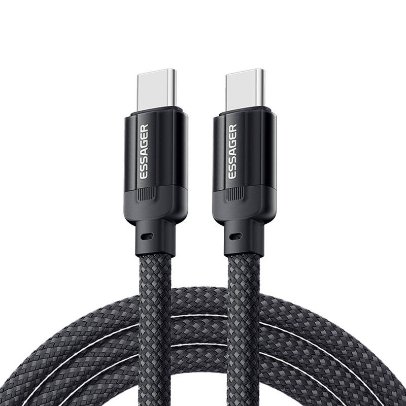 USB-C to USB-C cable, Essager, EXCTT3-YS01-P, 240W, 1m (black)