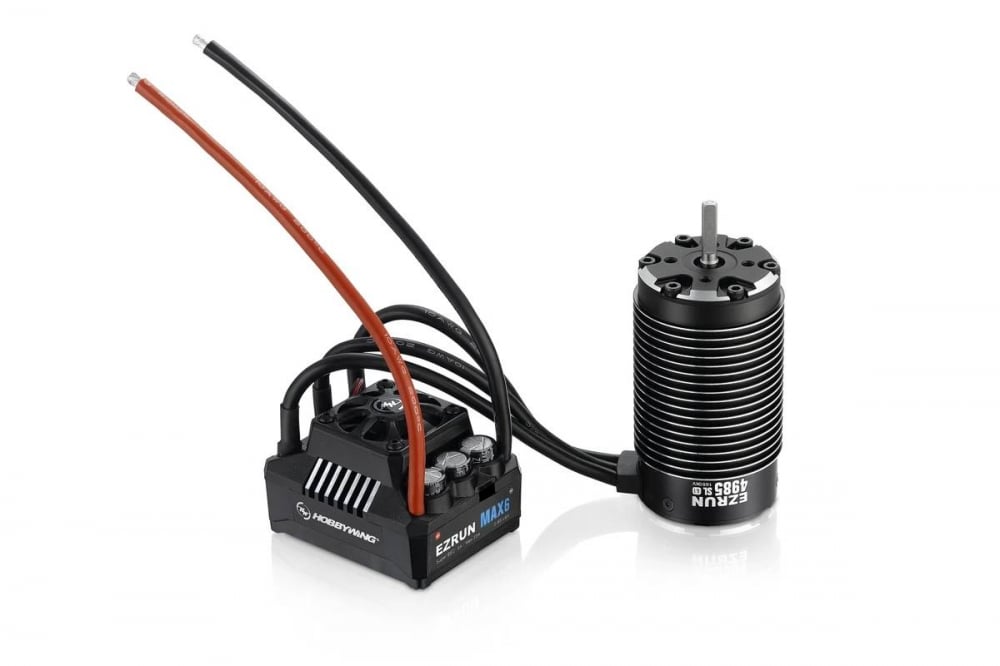 Kit de Antrenare MAX6 cu Motor EZRUN 4985 - 1650KV - Negru