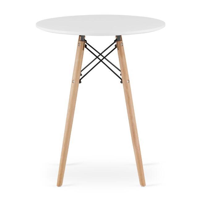 Set masa rotunda stil scandinav + 2 scaune Mark gri, Artool, MDF si lemn, 60x72 cm [12]