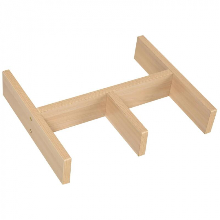 Banca depozitare incaltaminte, pantofar pentru hol, pal, 2 rafturi, 5 compartimente interioare, stejar si gri, 82x30x48 cm [2]