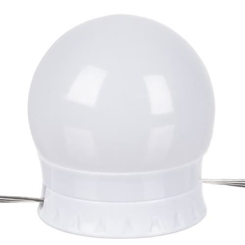 Becuri LED pentru oglinda, masa de toaleta, machiaj, cu panou control, 30 moduri iluminare, USB, set 10 buc, Malatec [9]