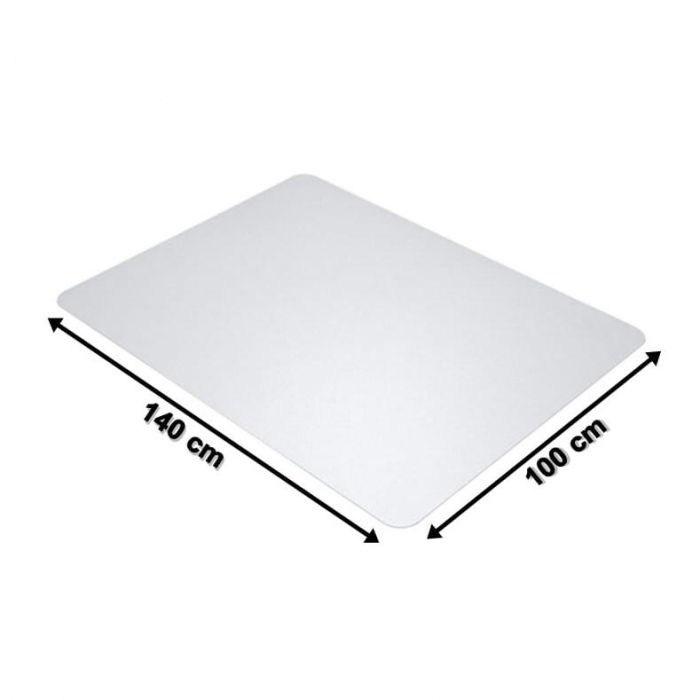 Covoras protectie podea pentru scaun birou, Artool, PP, transparent, 140x100 cm [2]