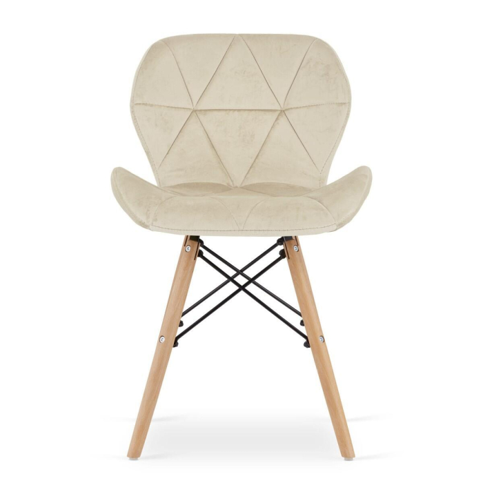 Masa de toaleta/machiaj, Irina, stejar + scaun Lago, bej, cu oglinda si LED-uri, 94x43x141 cm [3]