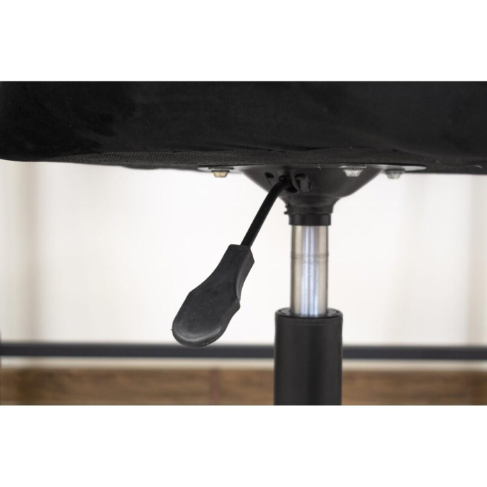 Masa de toaleta/machiaj, Irina, stejar + scaun Noto, negru, cu oglinda si LED-uri, 94x43x141 cm [9]