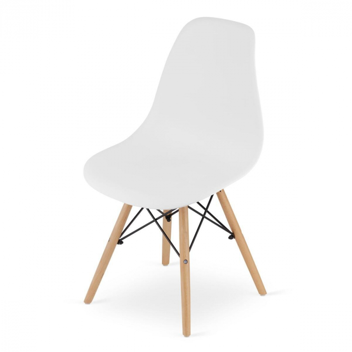 Masa de toaleta/machiaj + Scaun stil scandinav, alba, cu oglinda si LED-uri, Vanessa, 130x43x143 cm [5]
