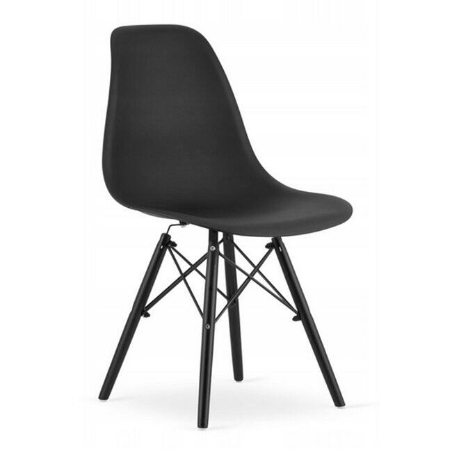 Masa de toaleta/machiaj + scaun stil scandinav, Artool, Vanessa, negru, cu oglinda si LED-uri, 130x43x143 cm [3]