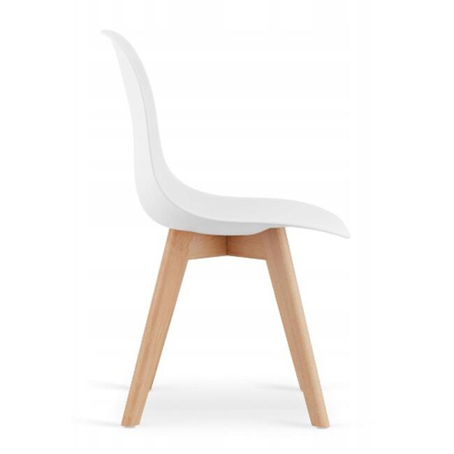 Scaun bucatarie/living, Artool, Kito, PP, lemn, alb, 46x54.5x80 cm [5]