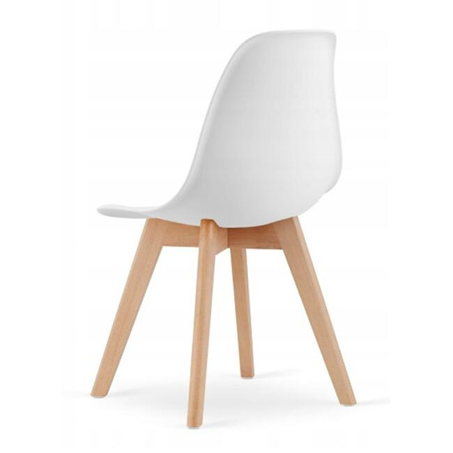 Scaun bucatarie/living, Artool, Kito, PP, lemn, alb, 46x54.5x80 cm [4]