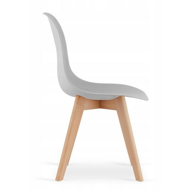 Scaun bucatarie/living, Artool, Kito, PP, lemn, gri, 46x54.5x80 cm [6]