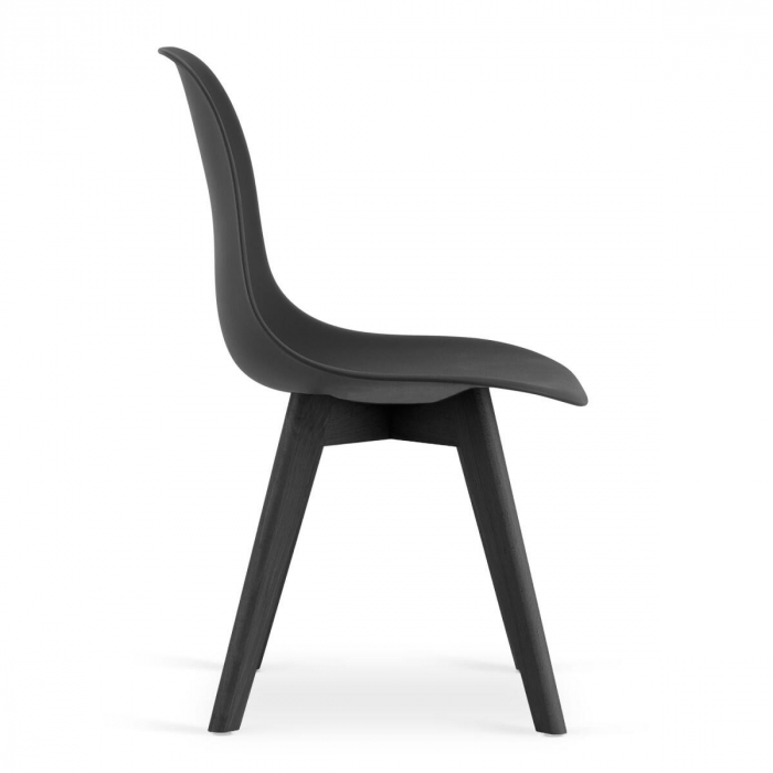 Scaun bucatarie/living, Artool, Kito, PP, lemn, negru, 46x54.5x80 cm [5]