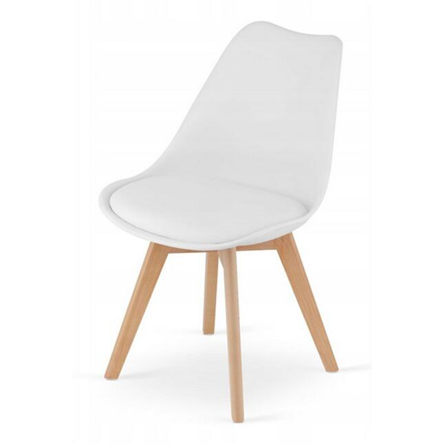 Scaun bucatarie/living, Artool, Mark, PP, lemn, alb, 49x43x82 cm [6]