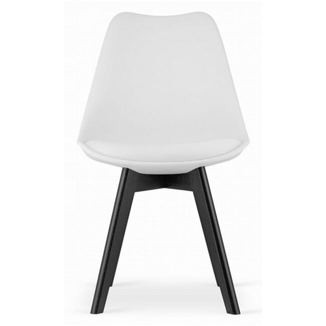 Scaun bucatarie/living, Artool, Mark, PP, lemn, alb si negru, 49x55.5x82.5 cm [3]