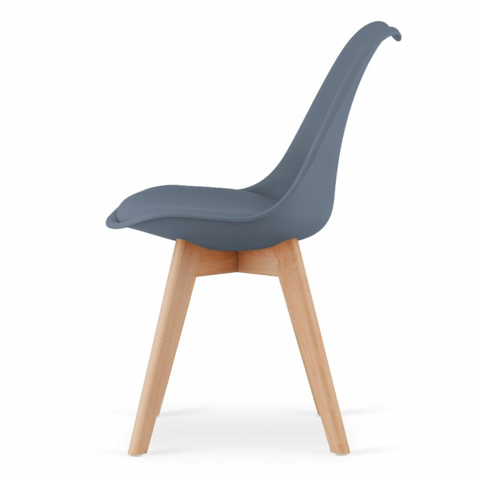 Scaun bucatarie/living, Artool, Mark, PP, lemn, grafit, 49x43x82 cm [2]