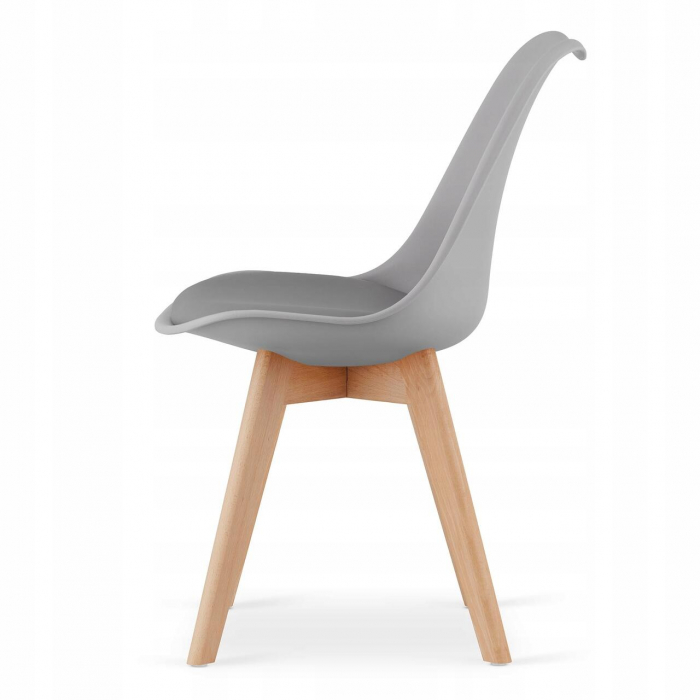 Scaun bucatarie/living, Artool, Mark, PP, lemn, gri, 49x42x82 cm [9]