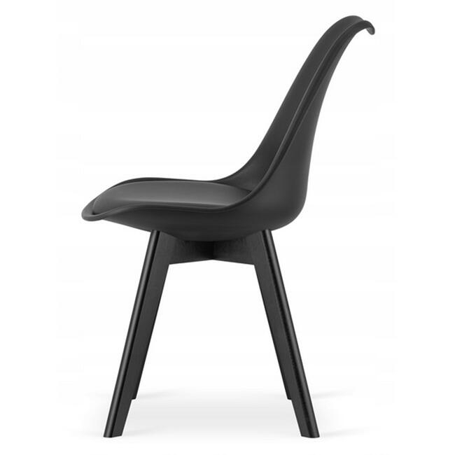 Scaun bucatarie/living, Artool, Mark, PP, lemn, negru, 49x55.5x82.5 cm [4]