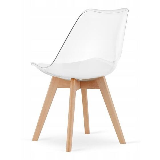 Scaun bucatarie/living, Artool, Mark, PP, lemn, transparent, 49x42x82.5 cm [6]