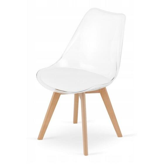 Scaun bucatarie/living, Artool, Mark, PP, lemn, transparent, 49x42x82.5 cm [7]