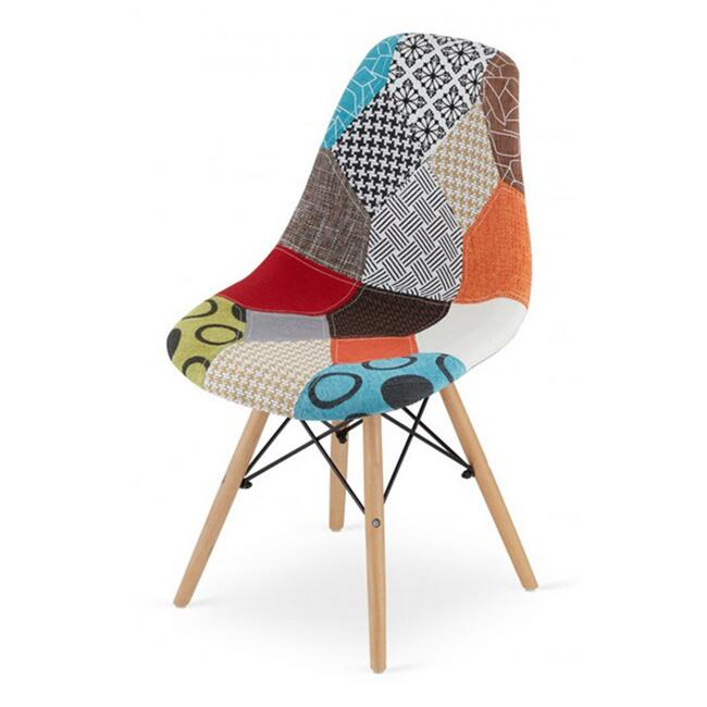 Scaun bucatarie/living, Artool, Seul, textil, lemn, mozaic multicolor, 46.5x56.5x82.5 cm [5]