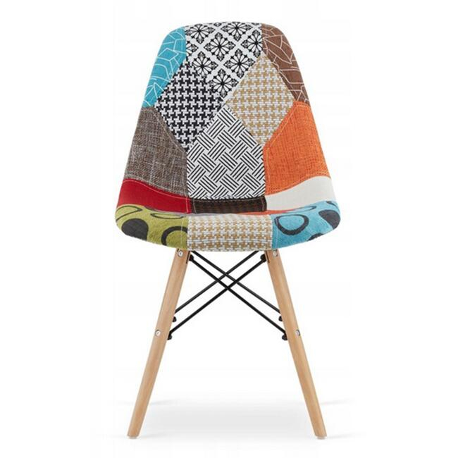 Scaun bucatarie/living, Artool, Seul, textil, lemn, mozaic multicolor, 46.5x56.5x82.5 cm [2]