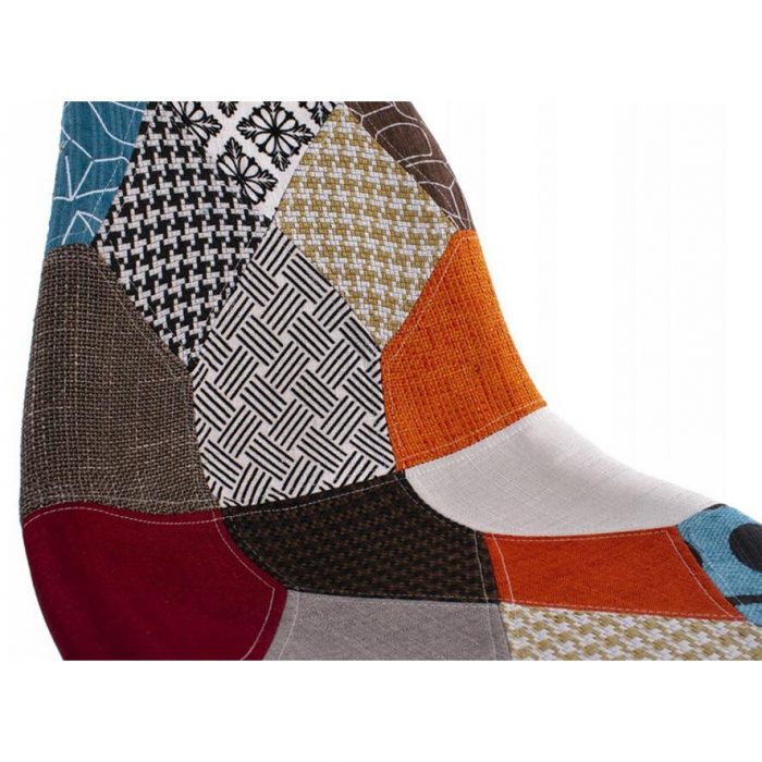 Scaun bucatarie/living, Artool, Seul, textil, lemn, mozaic multicolor, 46.5x56.5x82.5 cm [11]