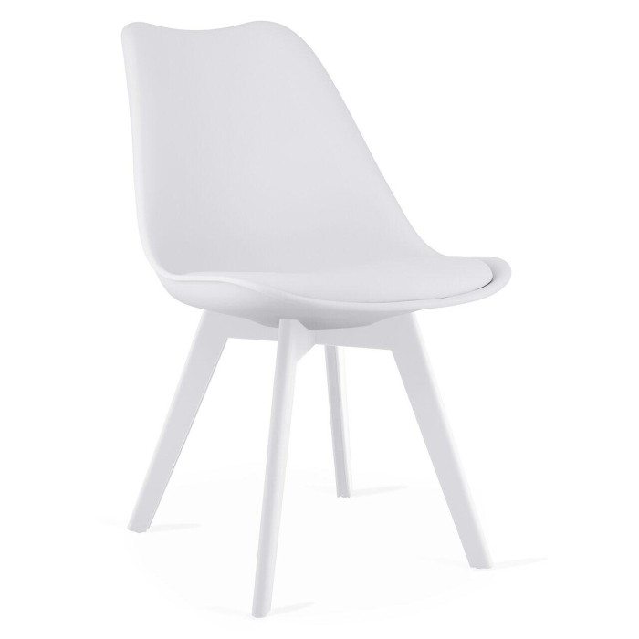 Set masa de toaleta/machiaj Vanessa + scaun Mark, alb, cu oglinda si LED-uri, 130x43x143 cm [7]