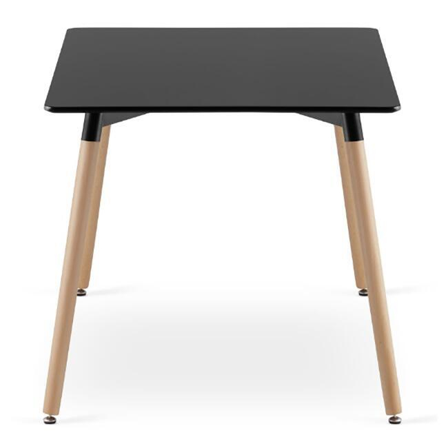 Set masa stil scandinav + 4 scaune Mark negru, Artool, MDF si lemn, 120x80x75 cm [9]