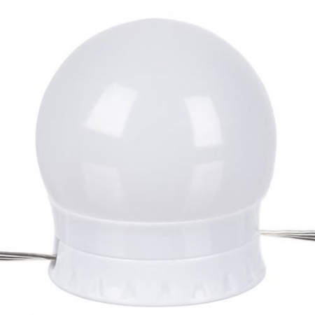 Becuri LED pentru oglinda, masa de toaleta, machiaj, cu panou control, 30 moduri iluminare, USB, set 10 buc, Malatec [8]
