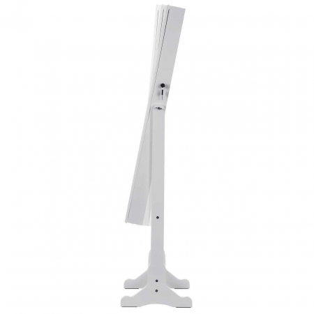 Cabinet bijuterii cu oglinda, Artool, MDF, raft interior, alb, 41x36x151 cm [6]
