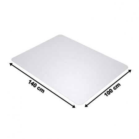 Covoras protectie podea pentru scaun birou, Artool, PP, transparent, 140x100 cm [1]