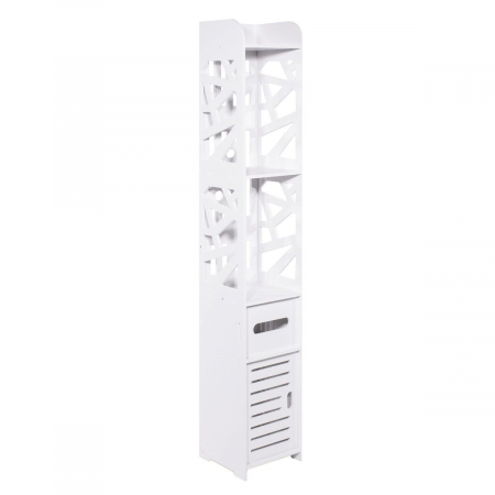 Mobilier baie - Dulap baie, Artool, alb, 20x20x120 cm
