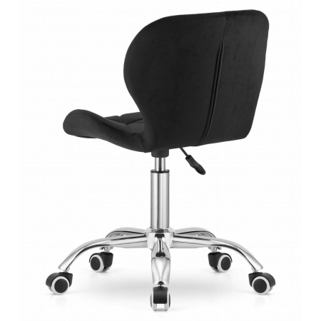 Masa de toaleta/machiaj, Irina, stejar + scaun Avola, negru, cu oglinda si LED-uri, 94x43x141 cm [5]