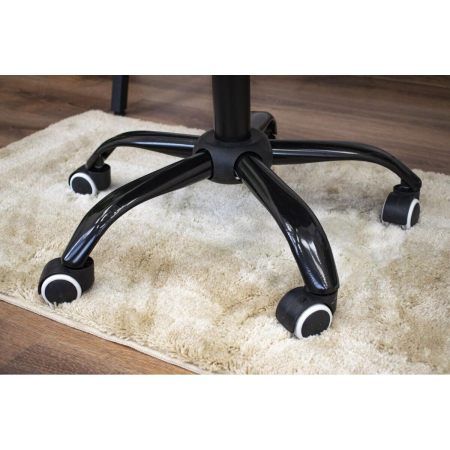 Masa de toaleta/machiaj, Irina, stejar + scaun Noto, negru, cu oglinda si LED-uri, 94x43x141 cm [7]