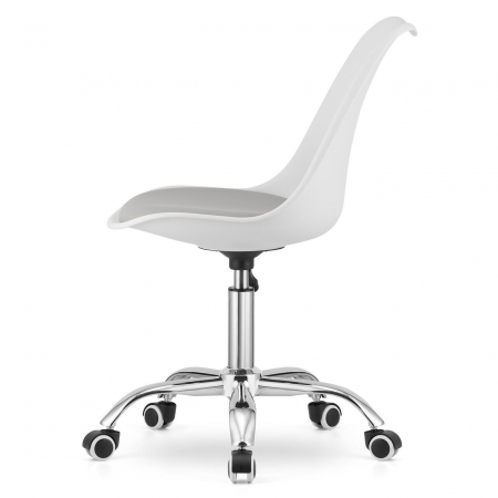 Masa de toaleta/machiaj + scaun Alba, alb, cu oglinda si LED-uri, Vanessa, 130x43x143 cm [11]