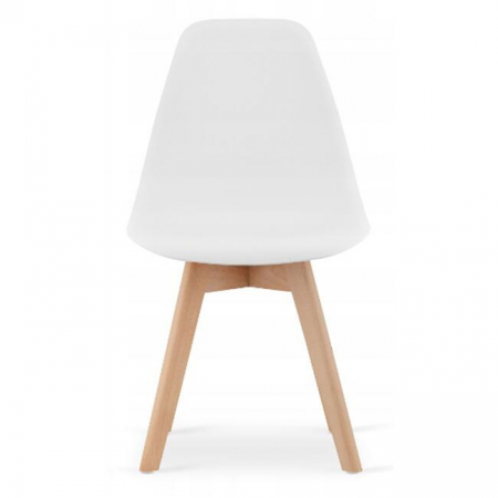 Scaun bucatarie/living, Artool, Kito, PP, lemn, alb, 46x54.5x80 cm [6]