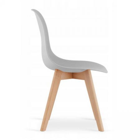 Scaun bucatarie/living, Artool, Kito, PP, lemn, gri, 46x54.5x80 cm [5]