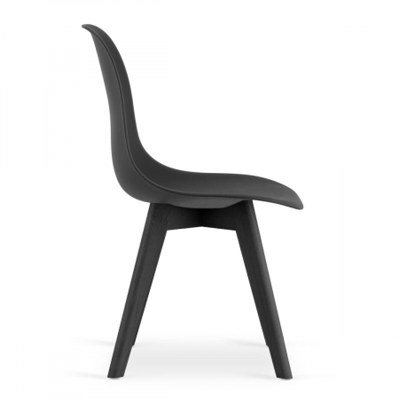 Scaun bucatarie/living, Artool, Kito, PP, lemn, negru, 46x54.5x80 cm [4]